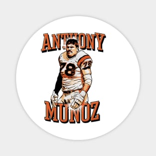 Anthony Munoz Cincinnati Serif Magnet